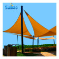 Toldo de restaurante de vela de sombra de sol al aire libre